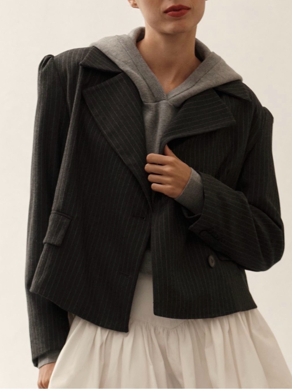 Anthropologie Maeve 80s Boxy Blazer Jacket
